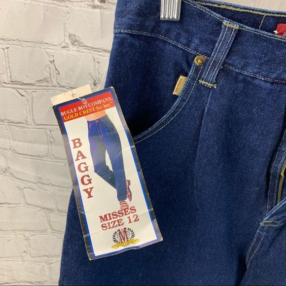 NWT Bugle Boy Baggy Mom 90s Jeans - Picture 8 of 9